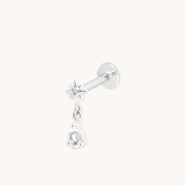 Astrid & Miyu Cosmic Charm Diamond piercing or blanc diamant
