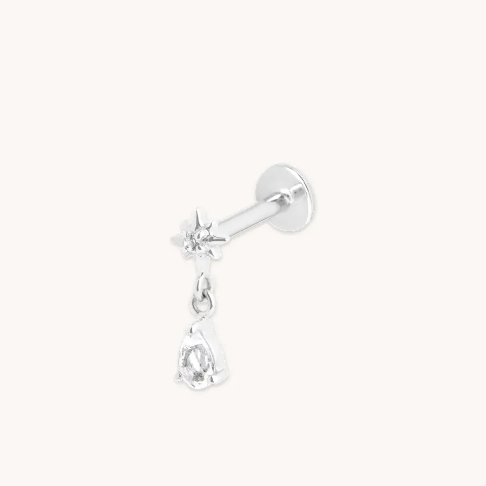 Astrid & Miyu Cosmic Charm Diamond piercing or blanc diamant