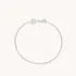 Astrid & Miyu Navette Crystal collier argent