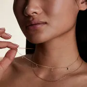 Astrid & Miyu Starfish Double Chain collier doré