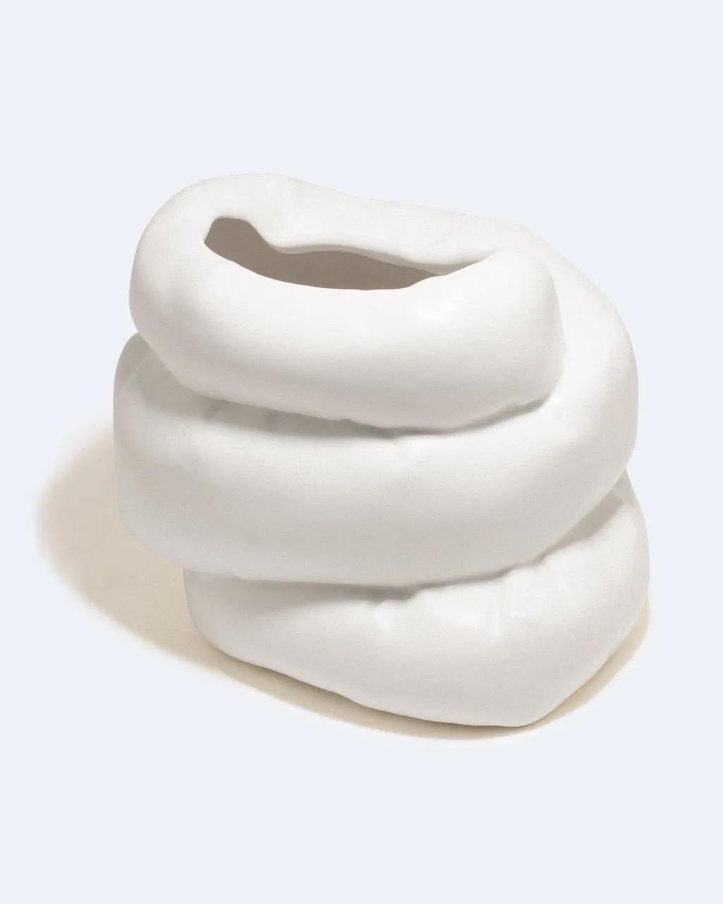 Completedworks Inflated grand vase céramique blanc mat