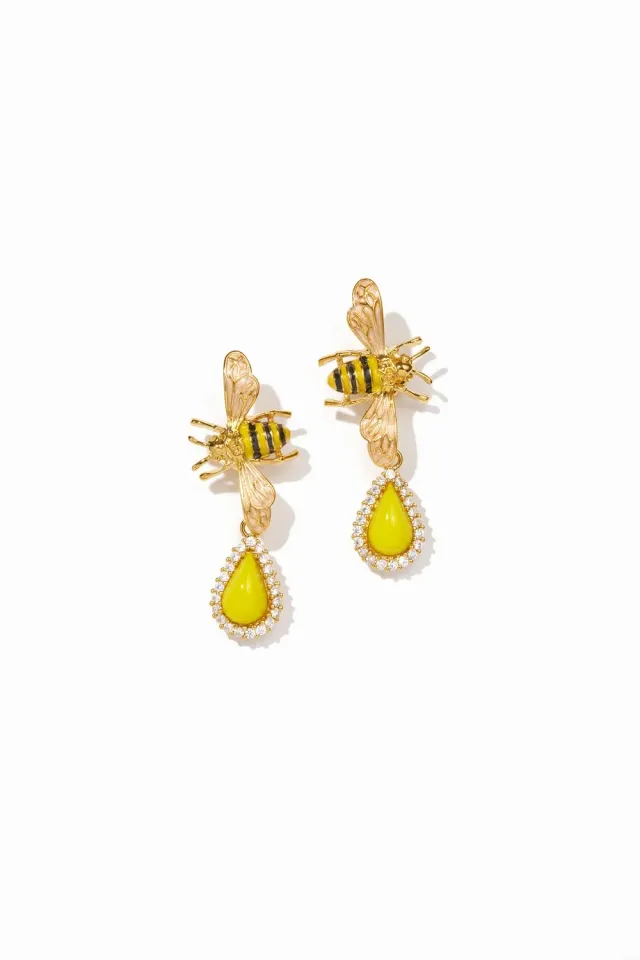 Philippe Ferrandis Alegoria Abeilles boucles clous doré