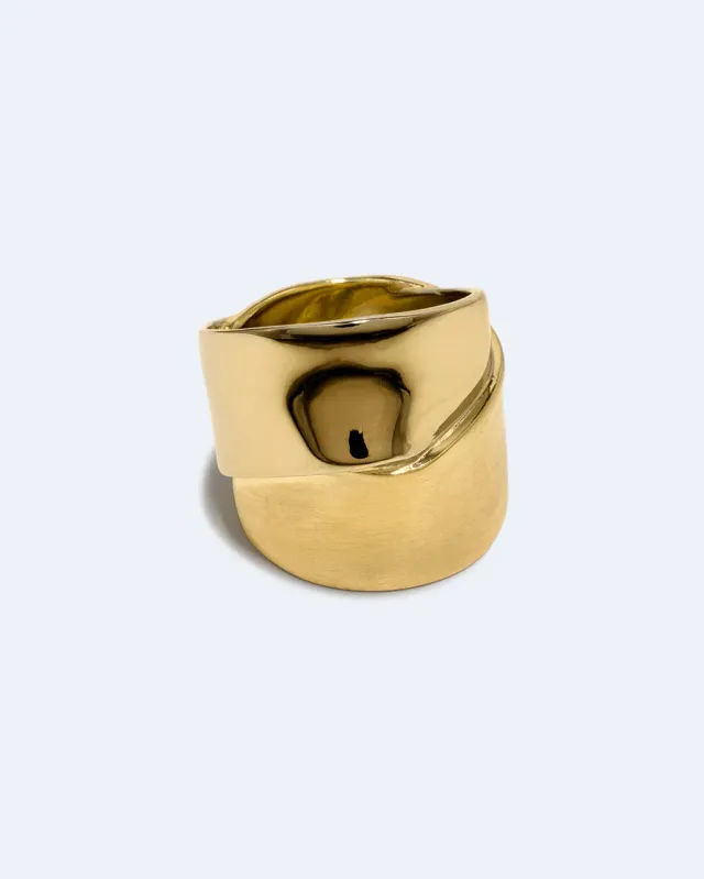 Completedworks Ribbon bague or vermeil ruban