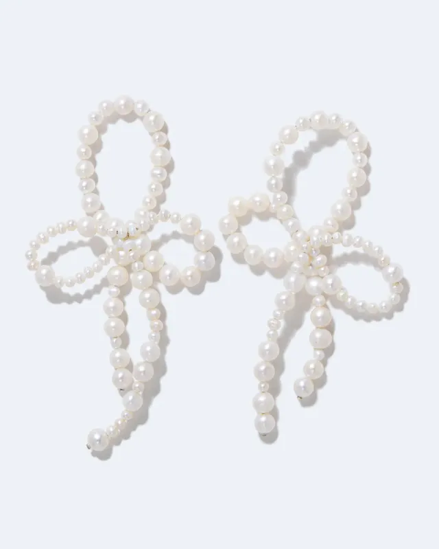 Completedworks Loop-the-Loop boucles perle argent