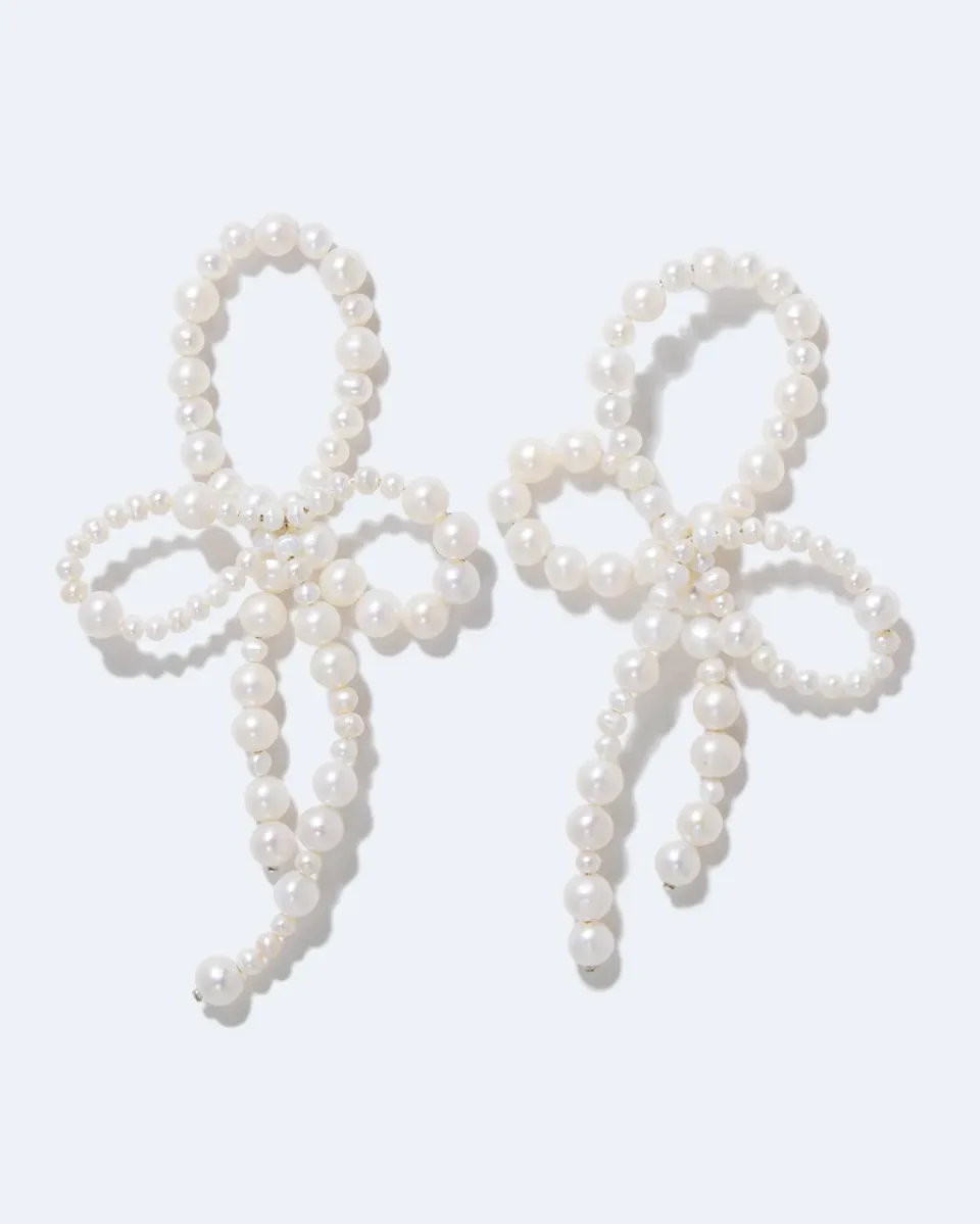 Completedworks Loop-the-Loop boucles perle argent