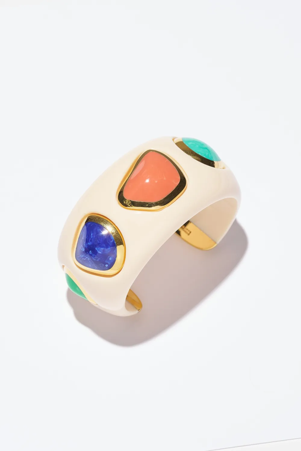 Philippe Ferrandis Riviera Large Cuff bracelet large doré