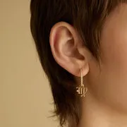 Astrid & Miyu Virgo Zodiac charm clip or signe vierge
