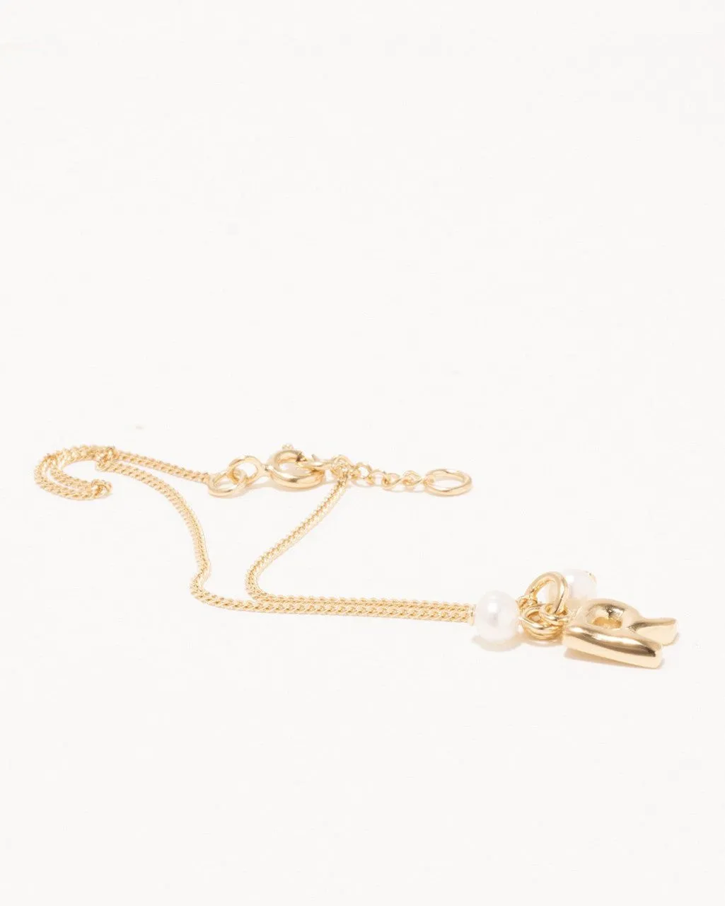 Completedworks Classicworks R bracelet perles vermeil or