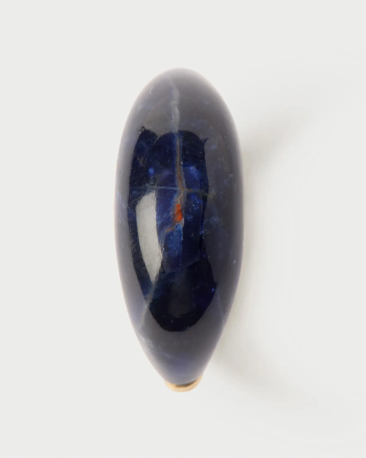 PDPAOLA Cosmos bague sceau sodalite bleue argent doré