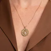 Astrid & Miyu Taurus Bold Zodiac collier doré Taureau