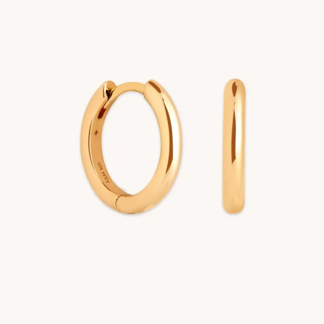 Astrid & Miyu Essential Small Hoops boucles doré petit modèle