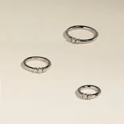 Astrid & Miyu Diamond Triology piercing or blanc diamant