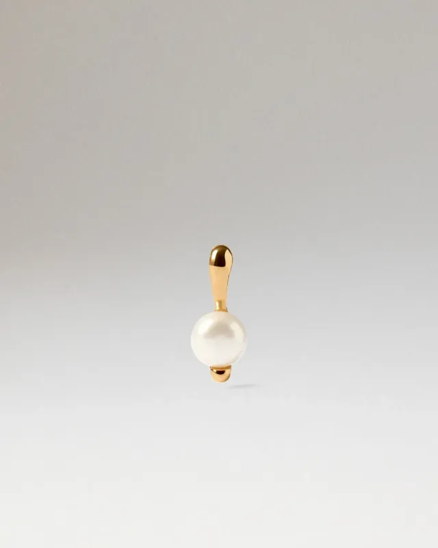 PDPAOLA Perla Essential pendentif perle d’eau douce plaqué or