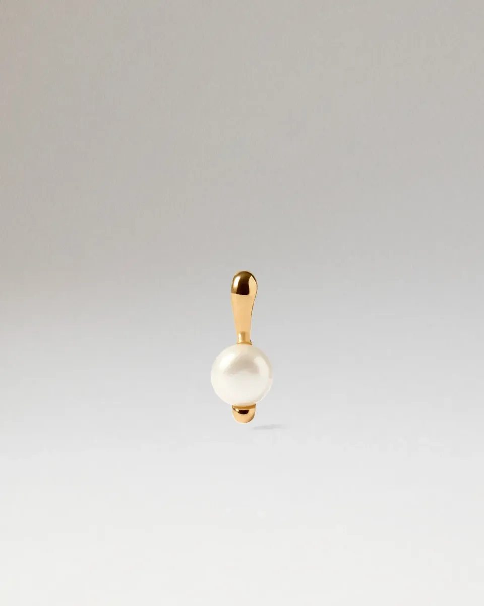 PDPAOLA Perla Essential pendentif perle d’eau douce plaqué or