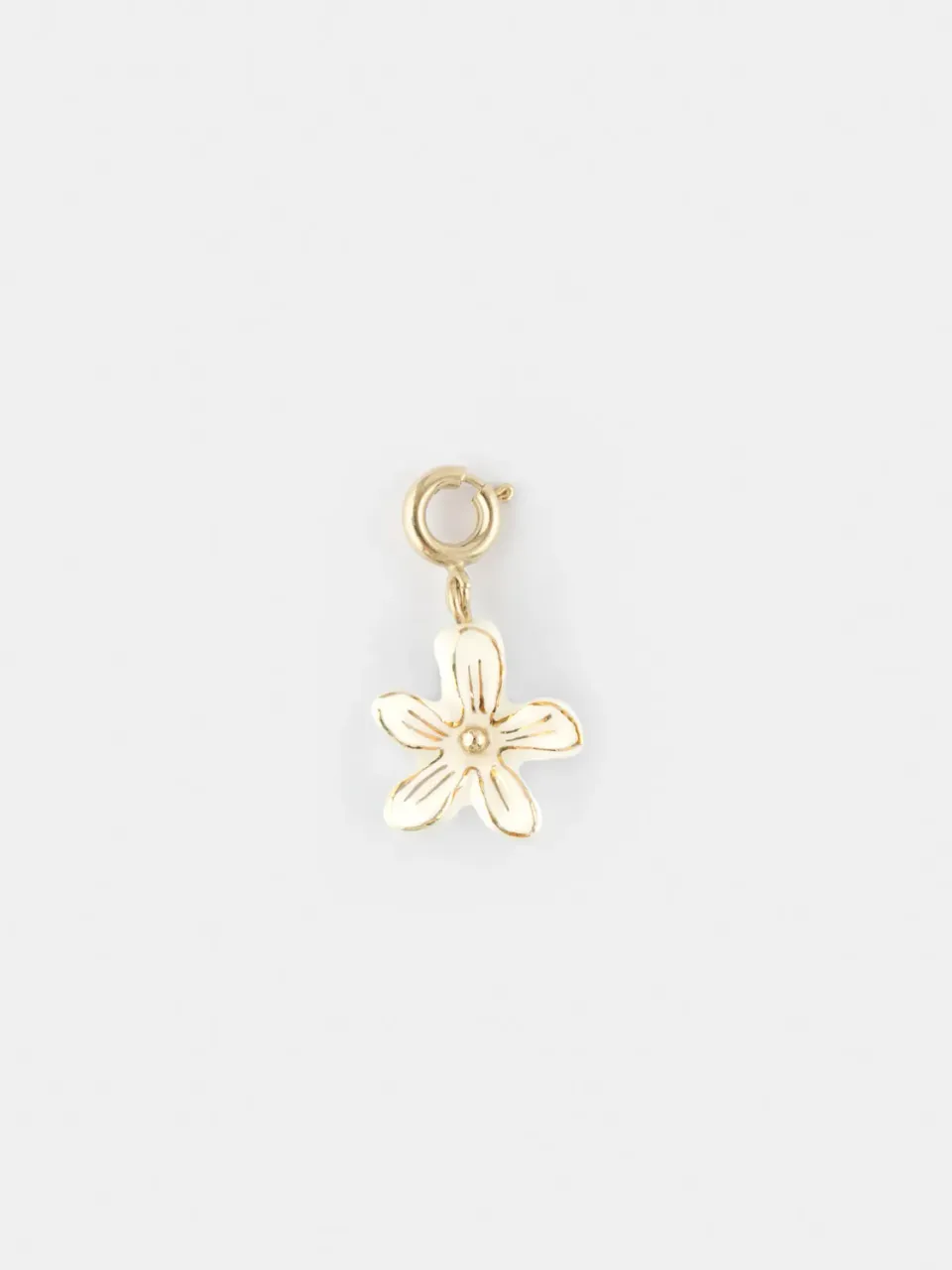Nach Bijoux Idole Sauvage charm’s fleur Erine blanche porcelaine