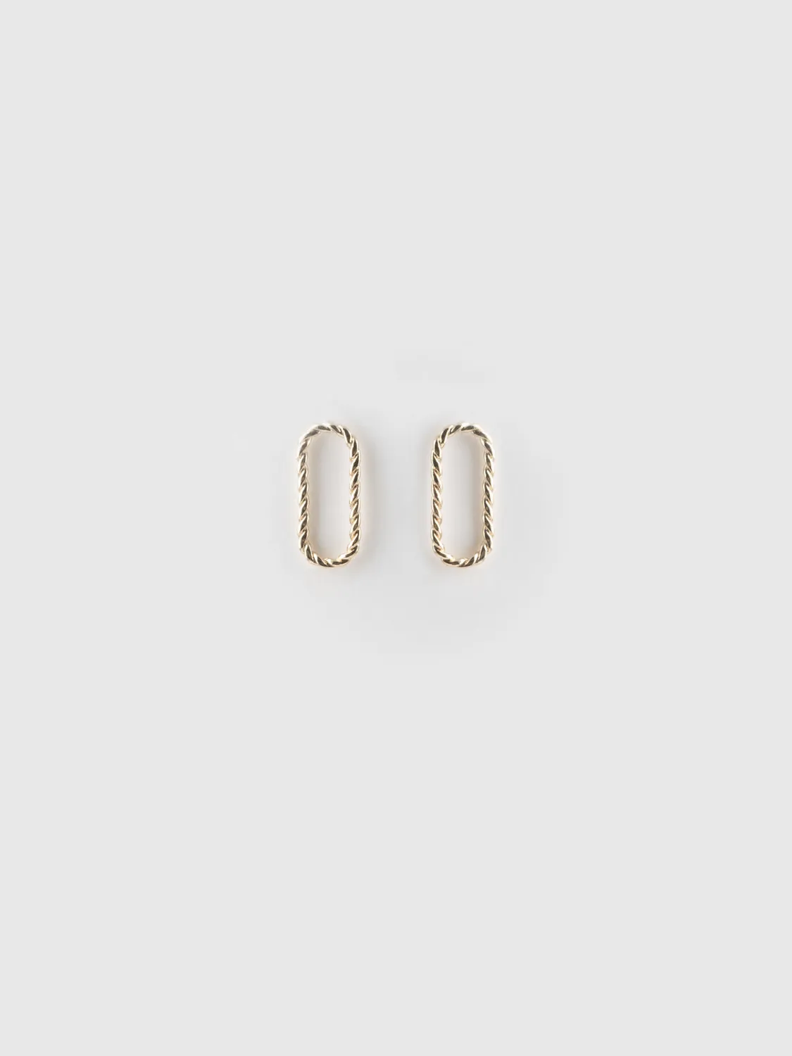 Nach Bijoux Mix and Match rectangulaires torsadées boucles d’oreilles