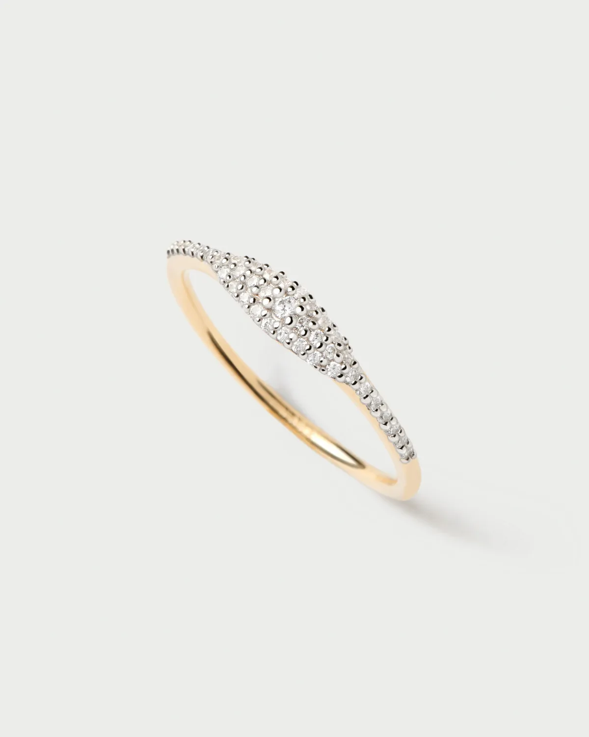 PDPAOLA Estella bague or 18 carats diamants 0,17 ct