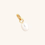 Astrid & Miyu Pearl & Crystal collier doré perle