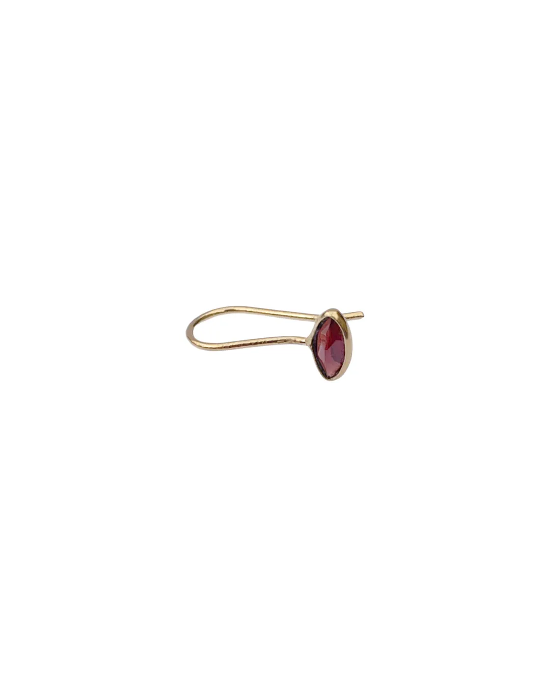 Le Fourbi de Capucine LF3A boucles d'oreilles grenat