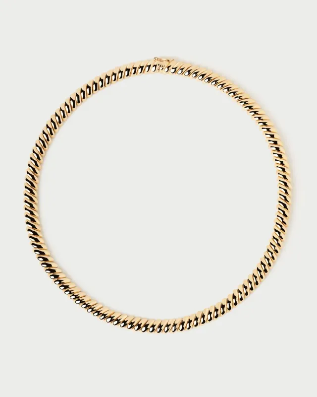 PDPAOLA Gaia collier chaîne doré 40 cm