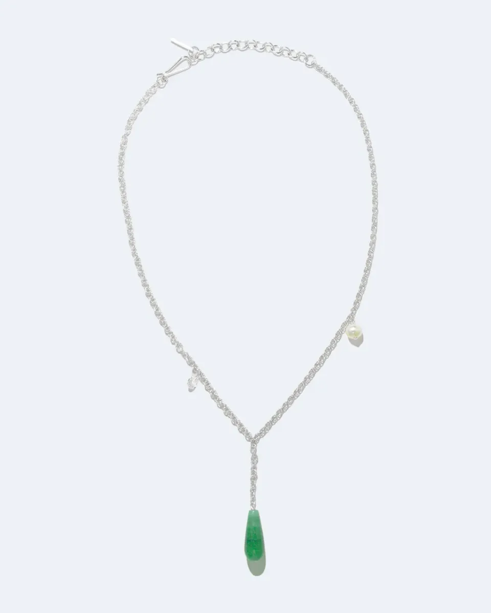 Completedworks Depths of Time collier perle calcédoine