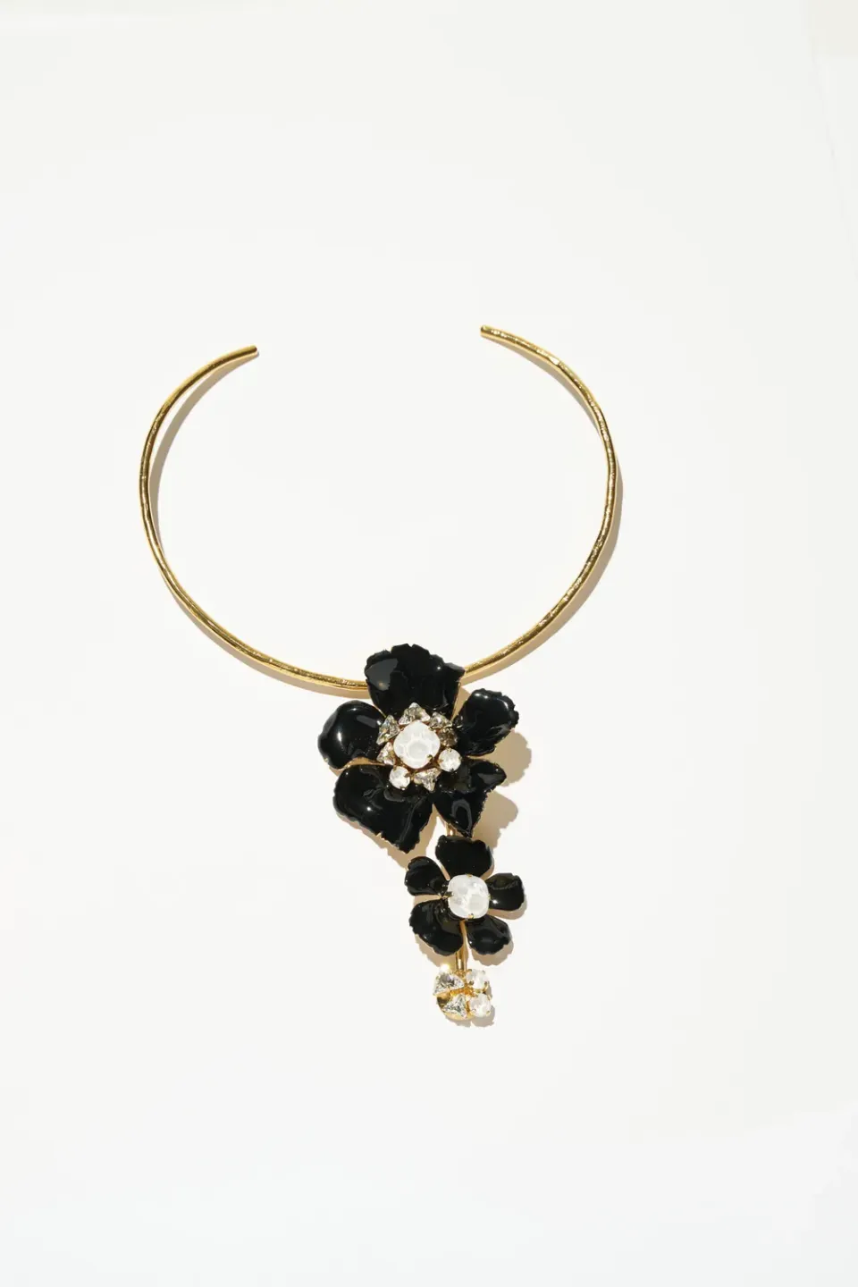 Philippe Ferrandis Black Blossom torque collier noir