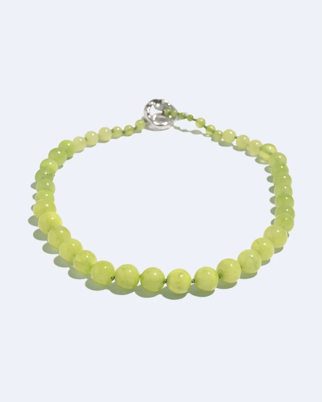 Completedworks Lime Cordial collier calcite verte argent
