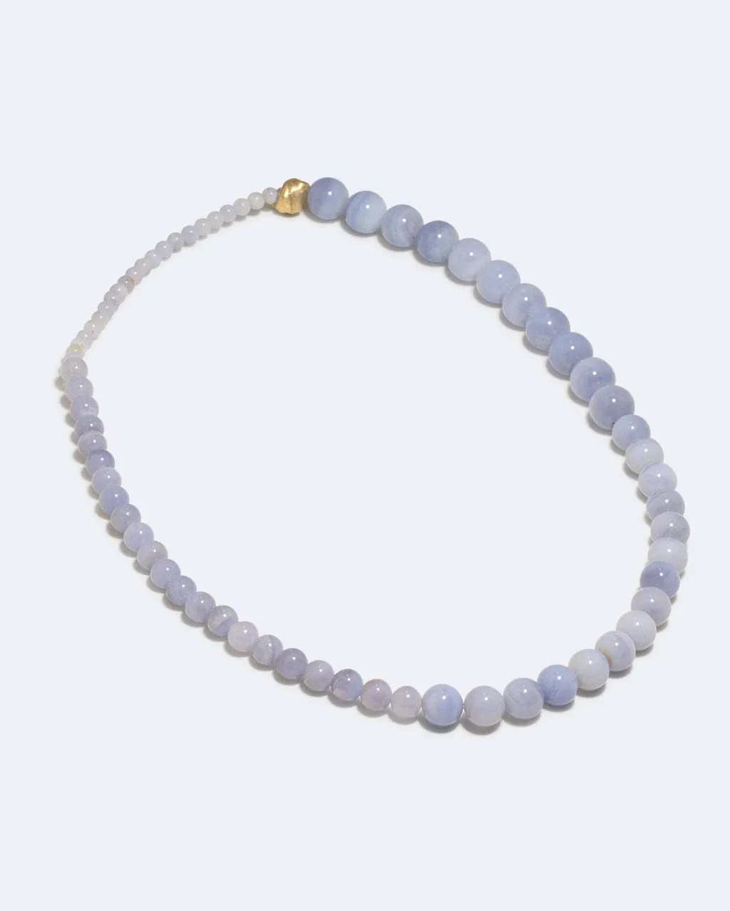 Completedworks Tidelands collier agate bleue vermeil