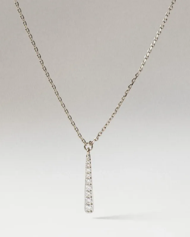 PDPAOLA Olga collier zirconia blanche réglable