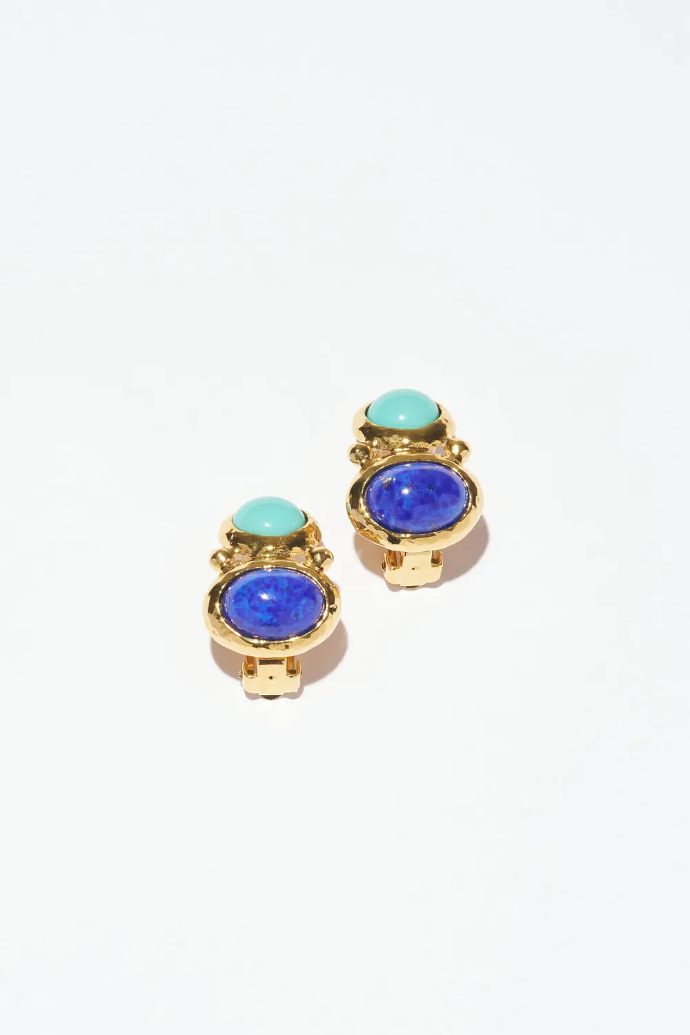 Philippe Ferrandis New Gems boucles d’oreilles clips cabochon