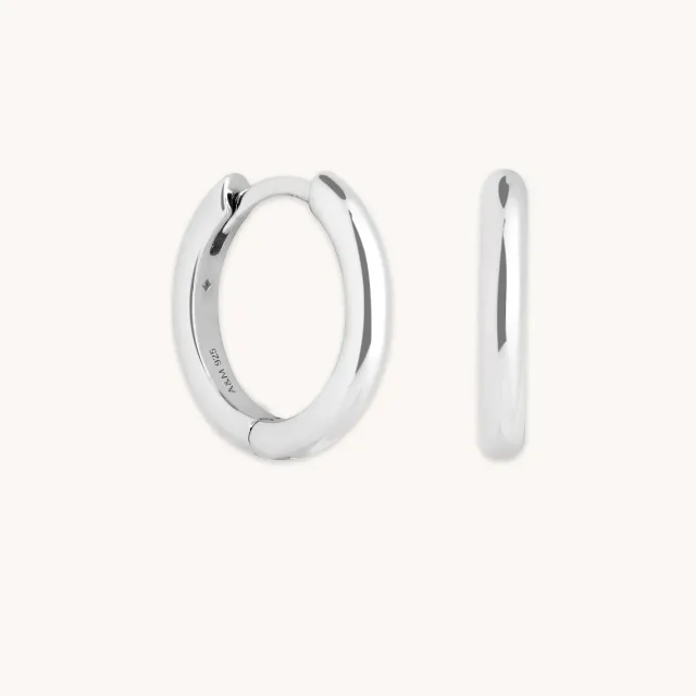 Astrid & Miyu Essential Small créoles argent petites