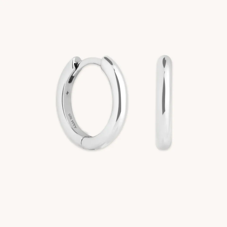 Astrid & Miyu Essential Small créoles argent petites