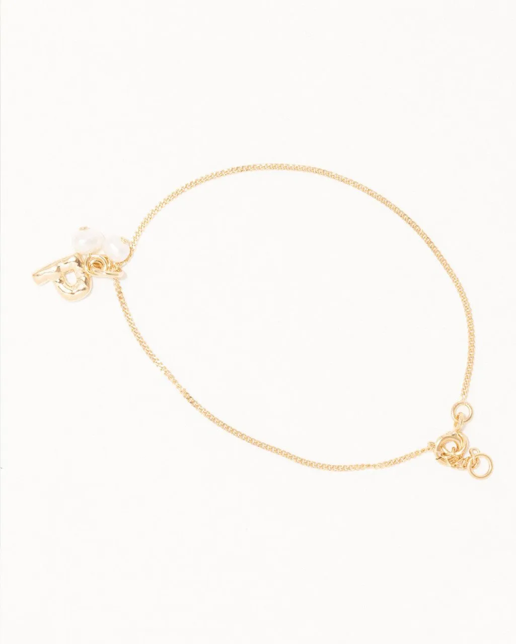 Completedworks Classicworks P bracelet perle plaqué or