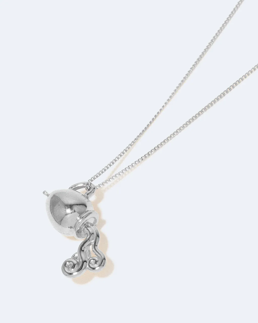 Completedworks Classicworks Aquarius pendentif Verseau platine
