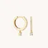 Astrid & Miyu Topaz Charm collier or massif topaze