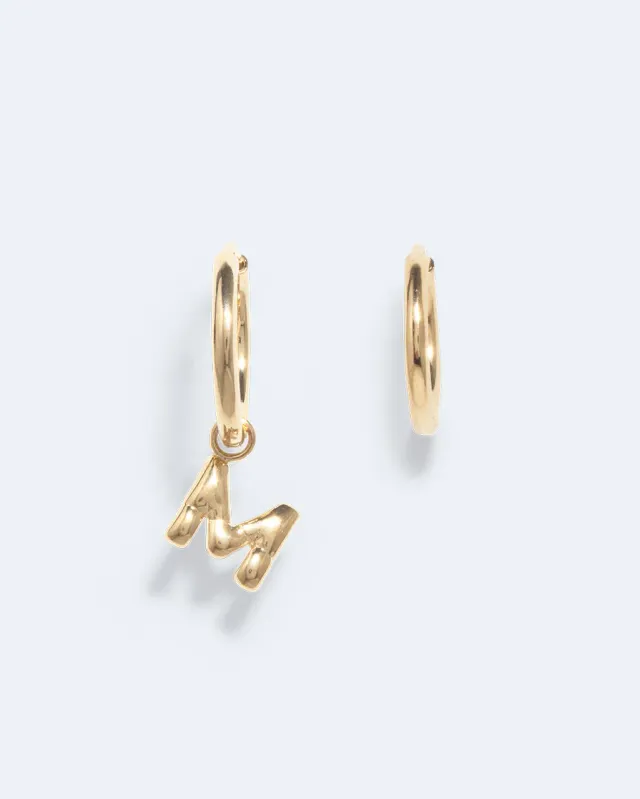 Completedworks Classicworks M boucles d'oreilles plaqué or recyclé