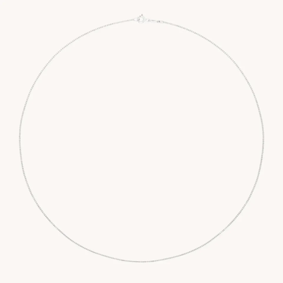 Astrid & Miyu Shoreditch Chain collier or blanc massif