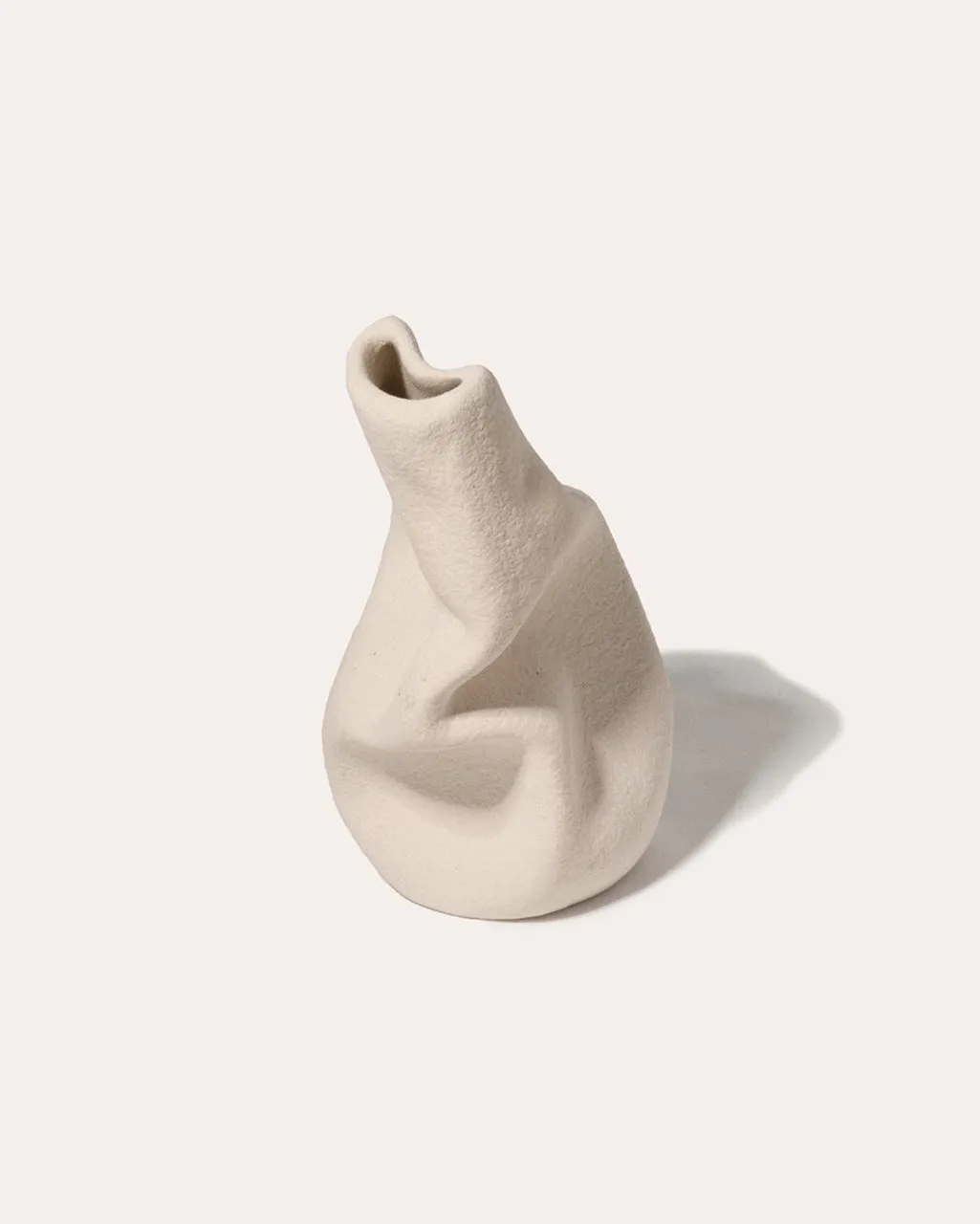 Completedworks Wake vase céramique beige texturé