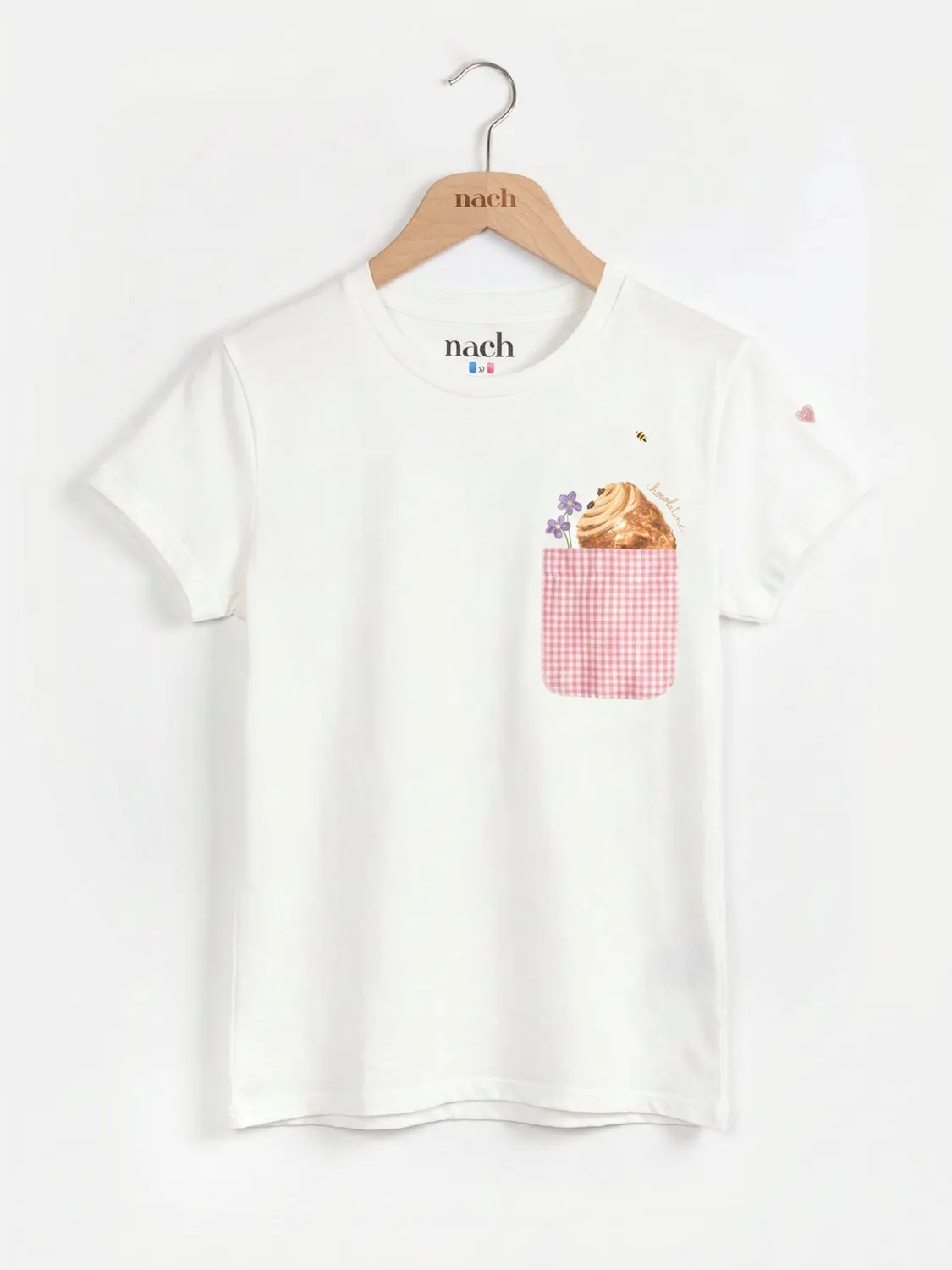 Nach Olga T-shirt chocolatine porcelaine S-XL