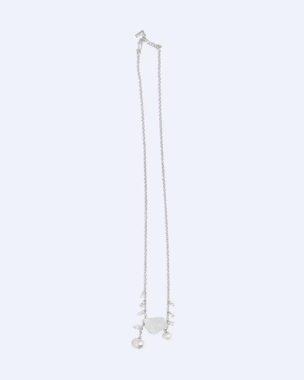 Completedworks Pendulum collier perle argent recyclé