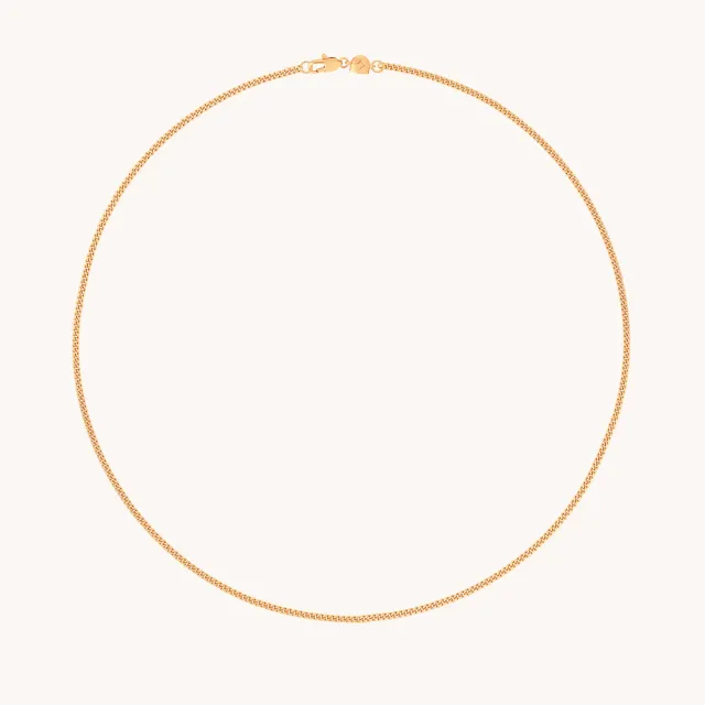 Astrid & Miyu Essential Curb Chain collier doré maille
