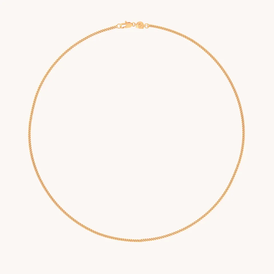 Astrid & Miyu Essential Curb Chain collier doré maille