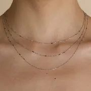Astrid & Miyu Astrid Story Chain collier or blanc