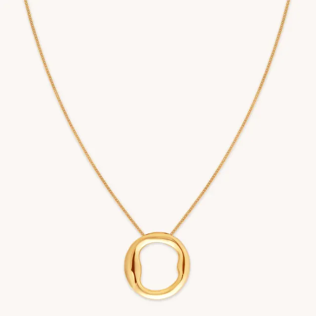 Astrid & Miyu O Initial Bold collier doré