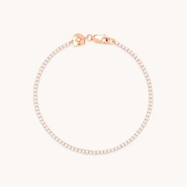 Astrid & Miyu Tennis Chain bracelet tennis or rose
