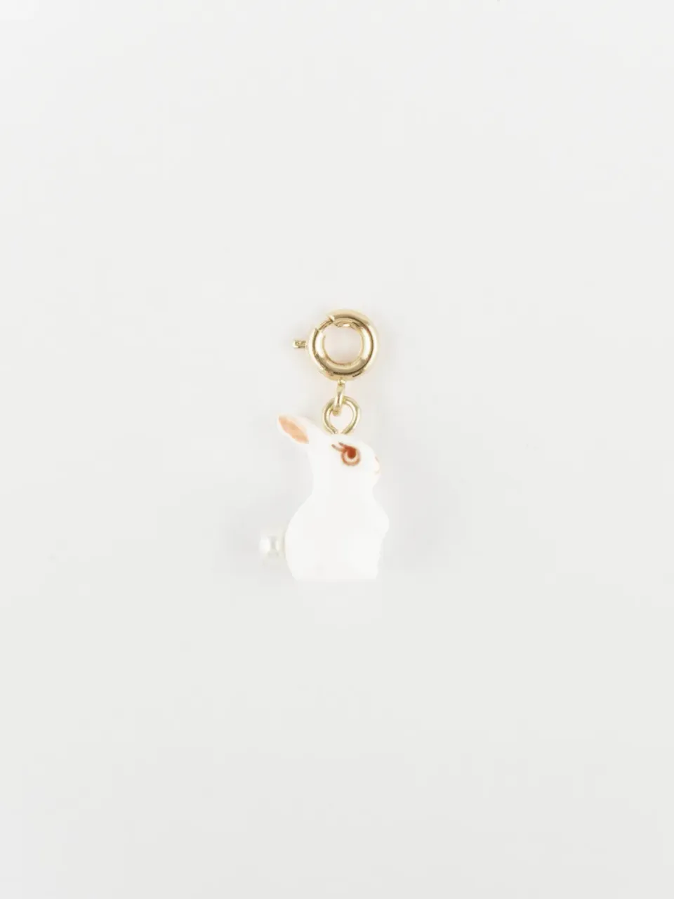 Nach Bijoux charm lapin Nouvel an Lunaire 2023 porcelaine 2 cm