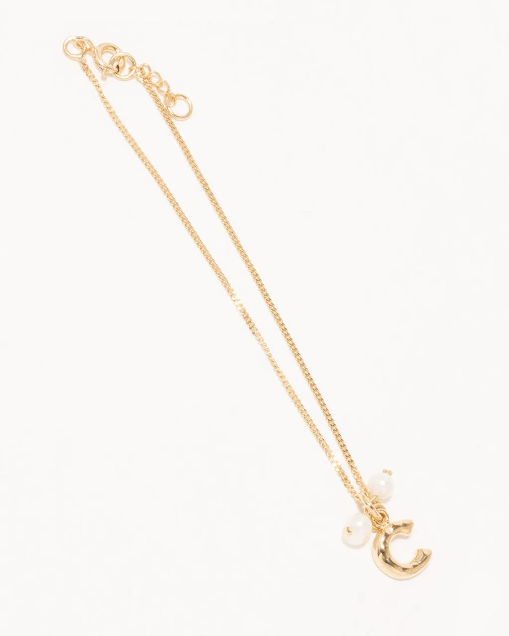 Completedworks Classicworks C bracelet perle vermeil doré