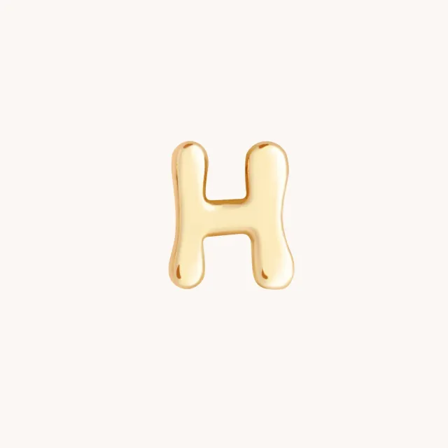 Astrid & Miyu H Initial breloque initiale or massif