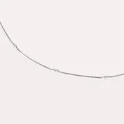 Astrid & Miyu Navette bracelet cristal argenté