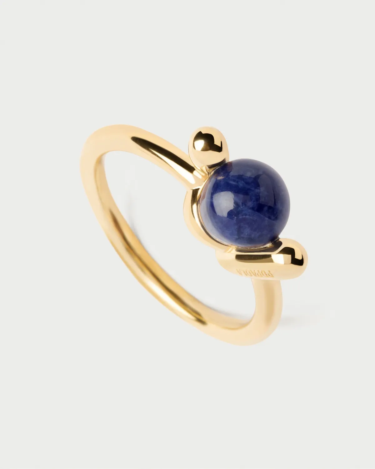 PDPAOLA Nexus bague sodalite bleu nuit